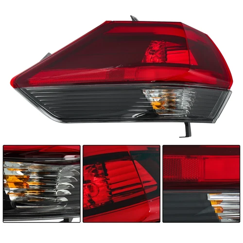 Luz trasera para Nissan Rogue 2017 2018 2019 lámpara exterior lado izquierdo del conductor roja - Imagen 8 de 18