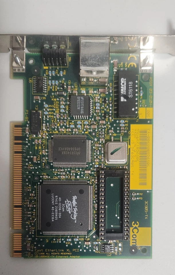 3COM - DF63C905-TX, 3C905-TX, PCI 10/100BASE-TX ETHERNET ADAPTER - Real Time - Image 4 of 4