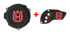 COPRI CARTER ACCENSIONE HUSQVARNA + COPRI PARA PIGNONE HUQVARNA 125 SM/WR/CR