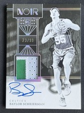 Baylor Scheierman 2024-25 Panini Noir Rookie Jersey Auto RC /99 #312