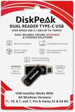 64GB Bootable USB Drive for Windows 11 & 10 Clean Install, Upgrade, Reinstal...