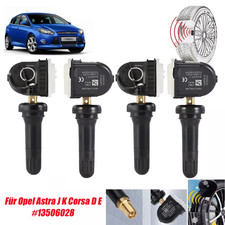 4 Reifendrucksensor Sensor For Opel Astra K Astra J Corsa D Insignia A 13506028