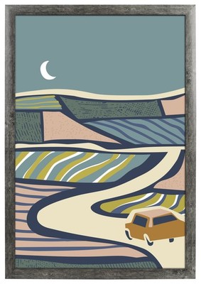 Mainstays 24x36 Rustic Gray Museum Poster Frame