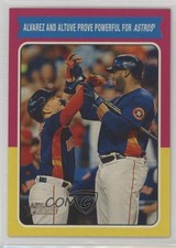 2024 Topps Heritage High Number Combo Cards Yordan Alvarez Jose Altuve 0b7v