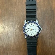 Men's ESQ by Movado All Steel Diver Style Blue Bezel Watch, 40mm
