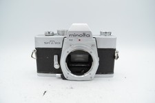 Minolta SRT 201 35mm Film SLR Camera Body, Chrome Made in Japan