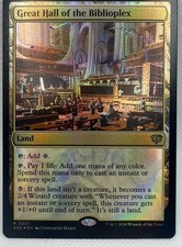 Great Hall of the Biblioplex 257 Secrets of Strixhaven Foil R NM MTG Card