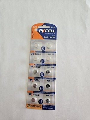 Fast Ship - 10 Pk  Blue Dot Watch Batteries-377A /LR 626 /Ag4-USA- EX- Date-2027