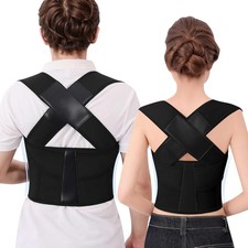 Plus Size Adjustable Posture Corrector Back Support Brace for Men and Women