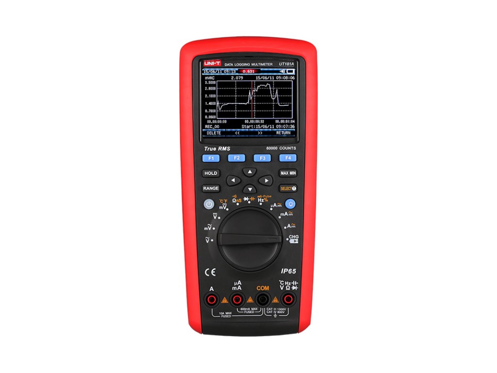 UNI-T UT181A - True RMS Datalogging Multimeter (AC/DC 1000V, 10A, 20k Data