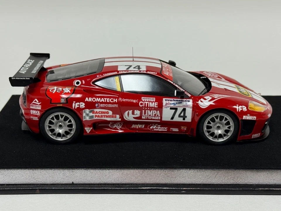 1/24 Garage 43 Laurent Tay Tamiya Model of Ferrari 360 2002 24 LeMans  ABG192 - Image 3 of 4