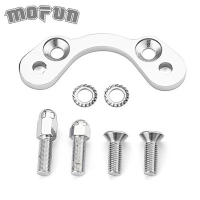 T-Style Handlebar Tree Adapter 3.5'' Wide Risers For Harley DNA Bobber Chopper