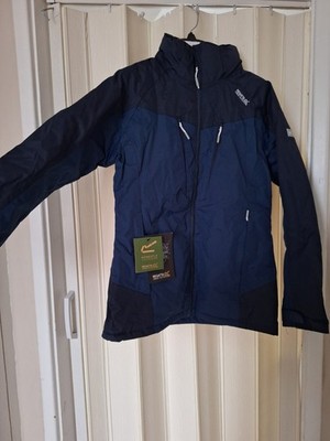 Regatta Great Outdoors Female Padded Jacket - Size 10 Waterproof, Hooded, Blue