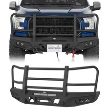 Magnus Front Bumper Grille Guard Steel Fit 2015-2017 Ford F-150 Exclude Raptor