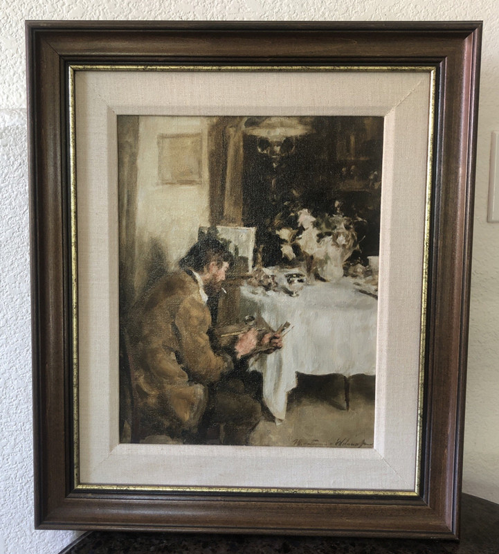 Vintage Painting by American Illustrator/ Artist~ MORTIMER WILSON JR (1906-1995)