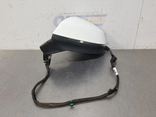 18 2018 AUDI Q5 EXTERIOR SIDE VIEW MIRROR LEFT DRIVER WHITE 