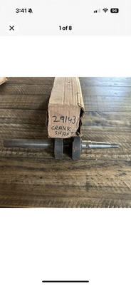 #ad Vintage New Genuine Tecumseh Crankshaft Part# 29143 $26.00