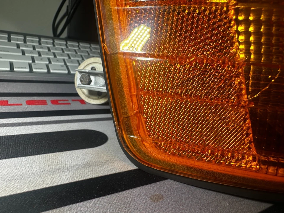 84-93 Mercedes-Benz W201 190E 190D 180E âmbar sinal de seta luz automotiva destro - Imagem 2 de 4