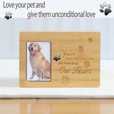 Gifts for Pet Lovers Pet Memorial Urns for Dog and Cat Ashes with Photo Frame