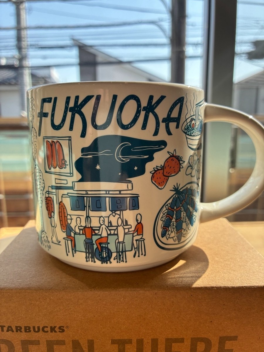 FUKUOKA Japan Starbucks coffee Mug 14oz Been There Series NEW in