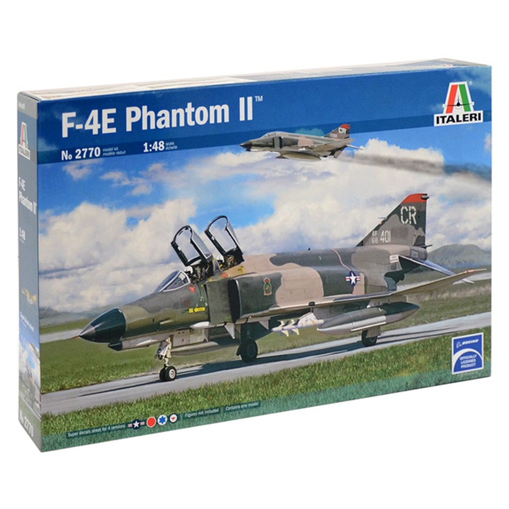 Italeri F-4E Phantom II 1:48 Scale Aircraft Model Kit 2770