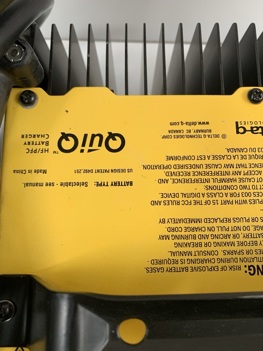 Delta-Q QuiQ OnBoard 36V Battery Charger 913-3600-03 Golf Cart