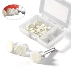 Dental Composite Polishing Paste Impregnated Disc Kit Finishing Discs w Mandrel