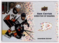2023-24 Upper Deck Director of Boards Speckle Sam Carrick Anaheim Ducks #DB-3