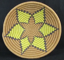 Rwanda 12" Handmade Woven Basket-w/ Tags