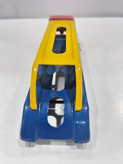 1506 ~ 1930s  Wyandotte  9.5" Pressed Steel Auto Car Hauler!  Nice Truck!