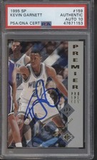 1995 SP #159 Kevin Garnett HOF RC Autographed PSA/DNA 10 Auto grade C64395