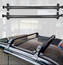 Rack-cross Bar Black Roof Rack Luggage Carrier Aluminium With Lock Universal Usa