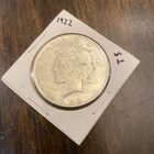 1922 Peace Dollar $1 Philadelphia  Mint 90% Silver US Coin Circulated Very Clean