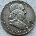 1957-D Franklin Half Dollar – 90% Silver – INV#8386