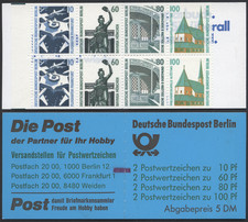 Berlin 1989 MH 15 mit Z&auml;hlbalken, ** MNH