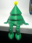 Articulated Christmas Tree with Top Star – Festive Plastic Holiday Décor