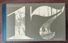 GB DY22 2017 Centenary Of First World War Prestige Booklet Complete FV &pound;31.71