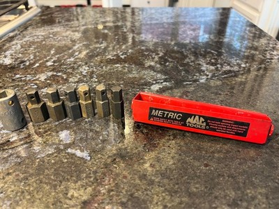 Mac Tools 7/16'' Drive 9/16'' 5/8'' 13mm 14mm 17mm 19mm Impact Hex Driver Lot VT31Y