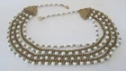 Vintage Milk Glass Bead Necklace