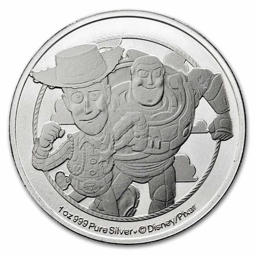 2026 Niue 1 oz Silver $2 Toy Story - Woody & Buzz BU - product listing photo