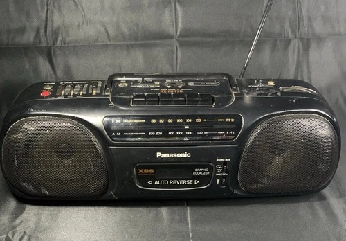 Panasonic RX FS470 Stereo Radio Cassette Boombox - Radio Works, Tape Does Not