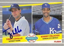 Torey Lovullo autographed Baseball Card Detroit Tigers 1989 Fleer Prospects #648