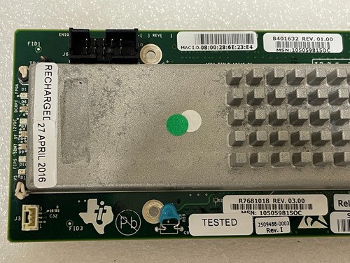 TEXAS INSTRUMENT B401632 CIRCUIT BOARD 1050598150C R7681018 2509488-0003 - Picture 3 of 7