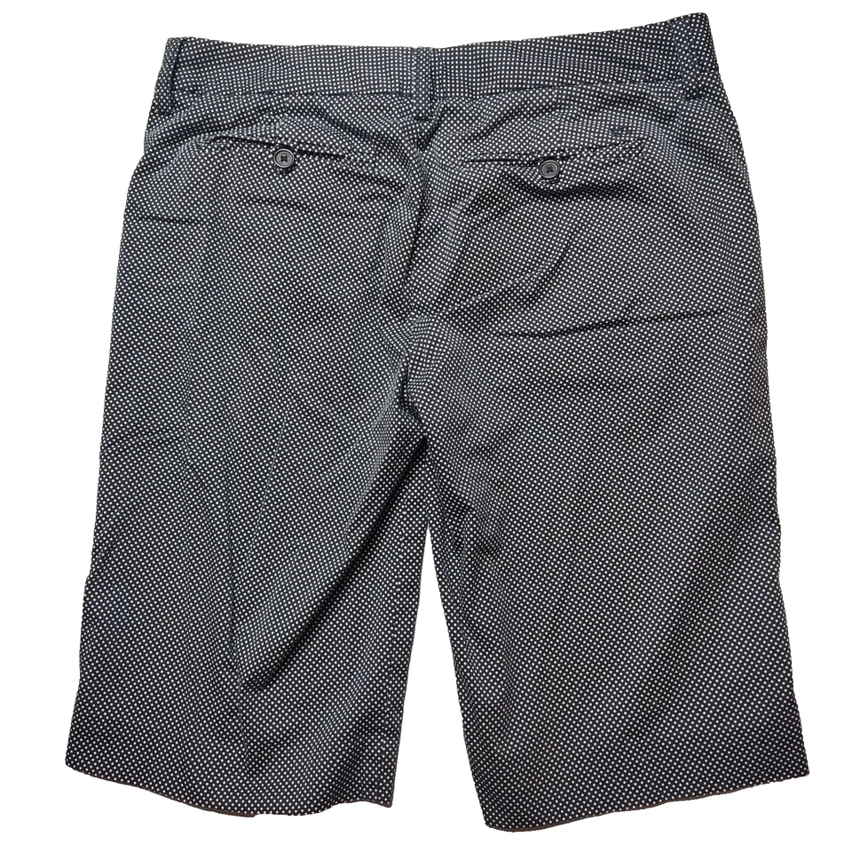 Pantalones Cortos Bermudas TOMMY HILFIGER Mujer Talla 4 Negro Blanco PINDOT GEO AOP 12" Foto 2 de 4