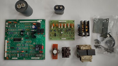 Trane Voyager RTU Cntrol Parts -motherboard, thermostat brd, caps, harness etc.