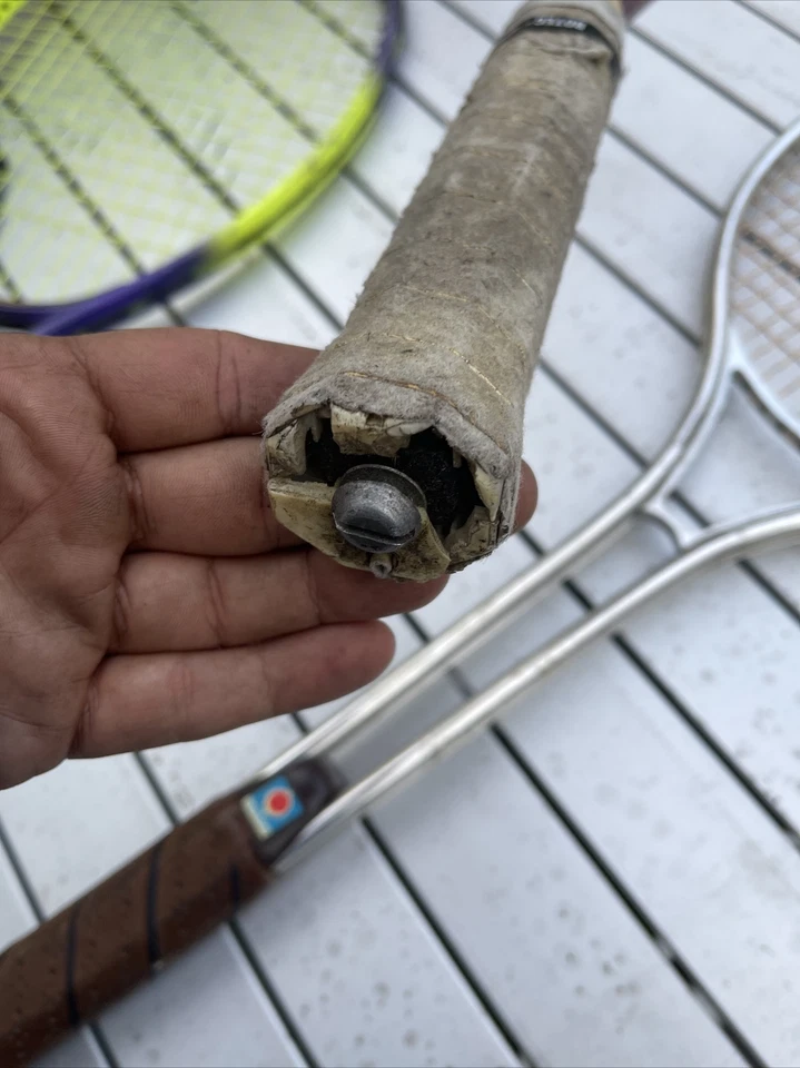 4 件套网球拍彪马石墨 PCS、Prince、Pro Kennex、Chemold。 — 第 4/4 张图片