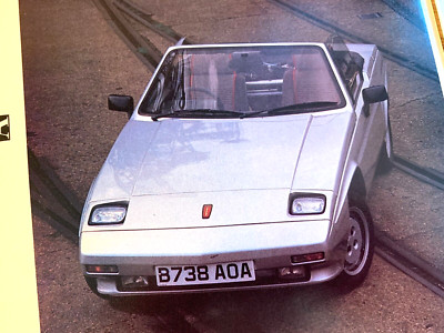 RELIANT SCIMITAR SS1 1980s - FRAMABLE ORIGINAL CLASSIC CAR ROAD TEST REVIEW