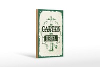 Holzschild Spruch 20X30 Cm Mein Garten Meine Regeln Deko Schild