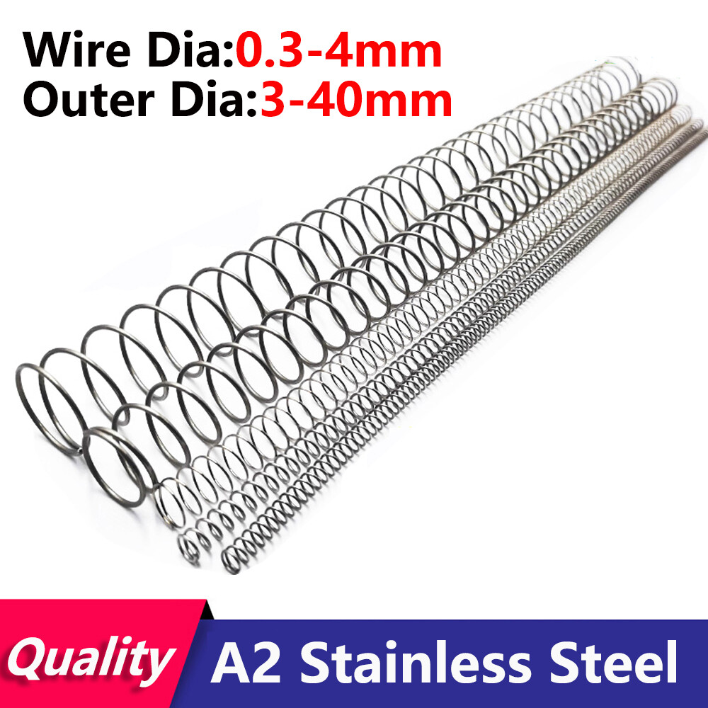 Pressure Spring 304 Stainless Steel Compression Springs - 0.3mm To 4mm ...
