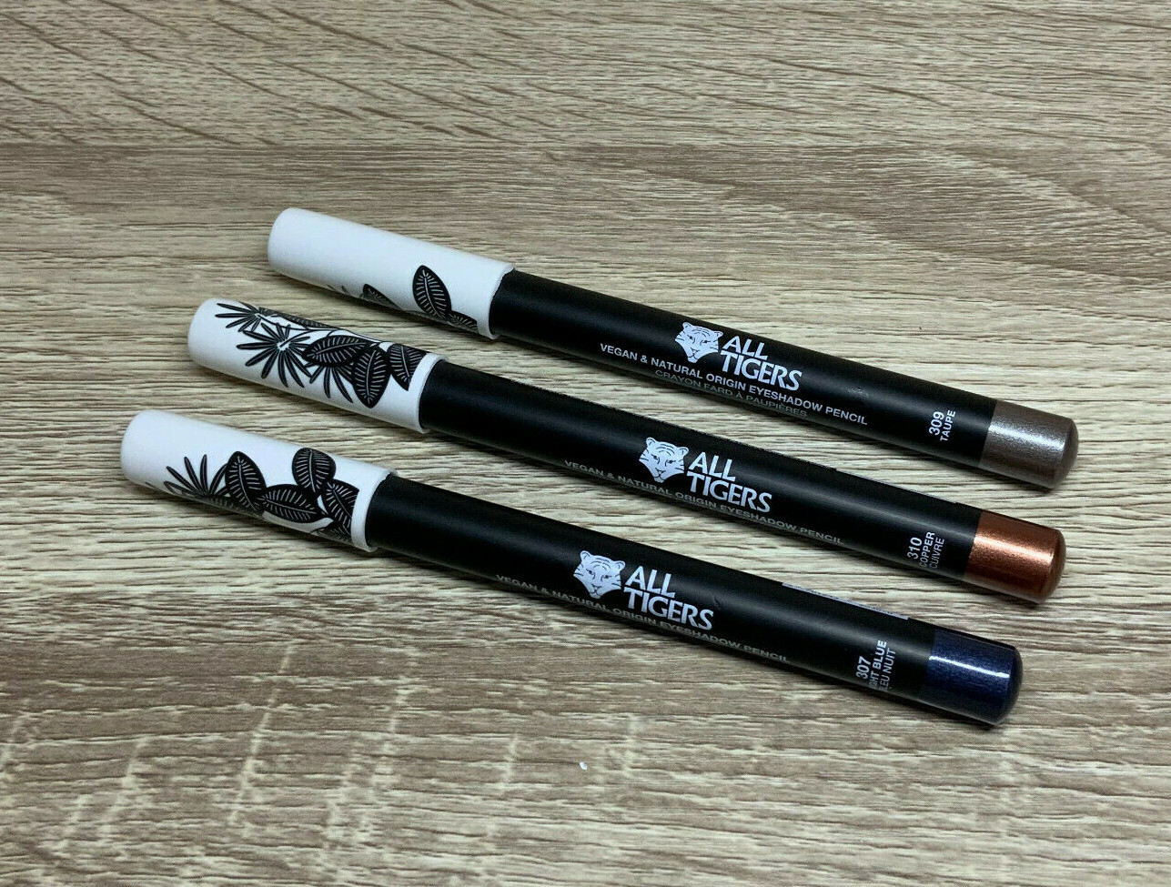 Kit 3 Fards à Paupières ALL TIGERS Palette Yeux Naturelle Maquillage Yeux Sensibles